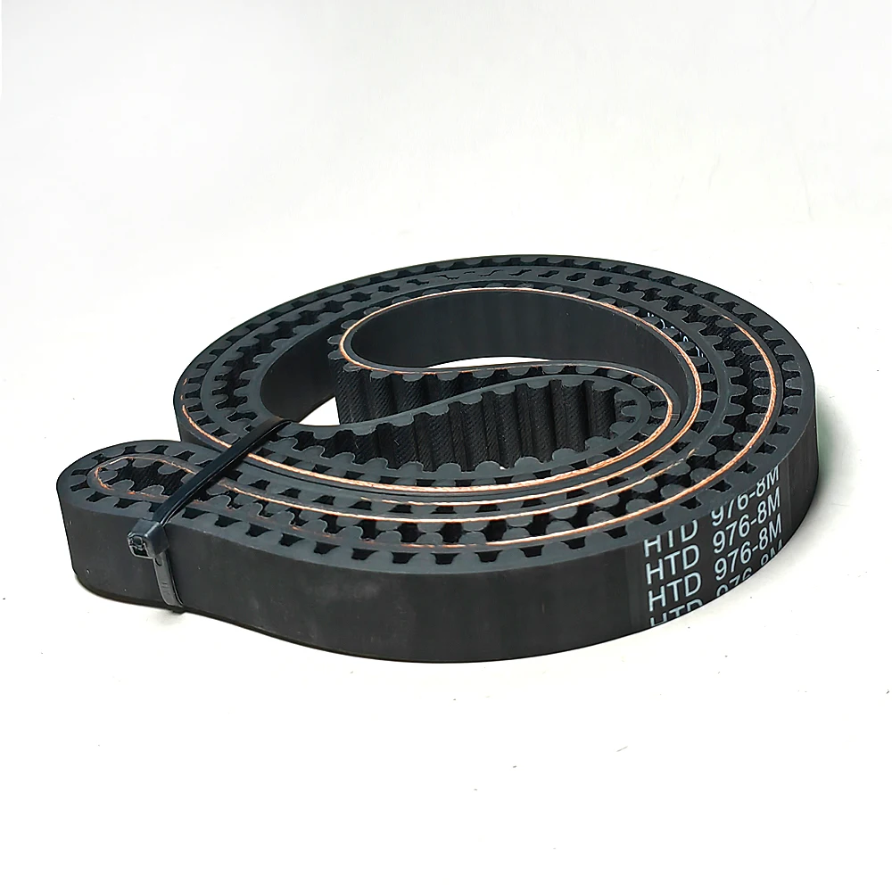 HTD 8M Timing Belt 1016/1024/1032/1040/1048/1056/1064/1072/1080/1088mm width 10~50mm Teeth 127~136 8M Rubber Closed loop belt
