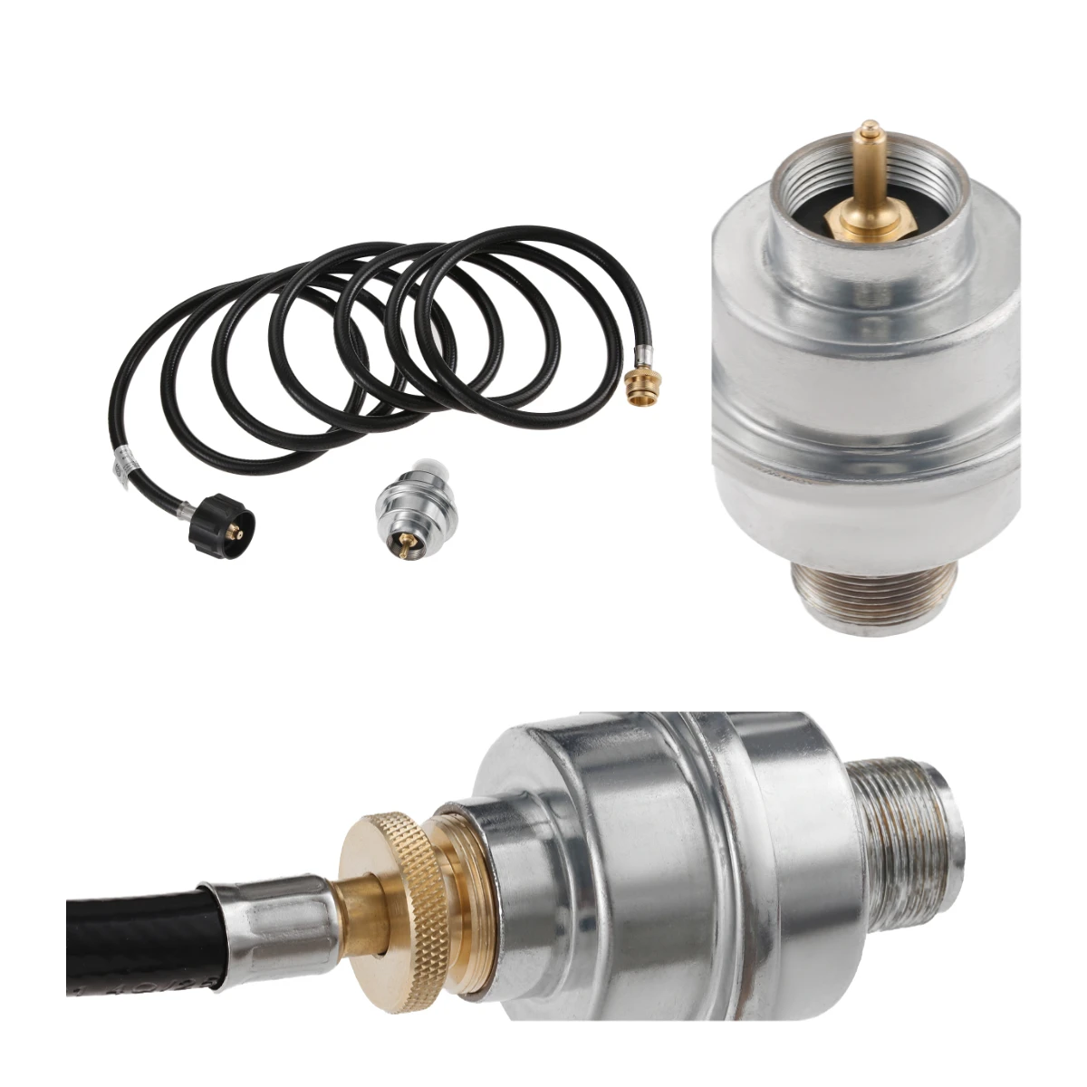 1 Set Propane Fuel Filter F273699 with 12FT Detachable Filter Hose Compatibility With Portable Buddy Models Grills Wearproof