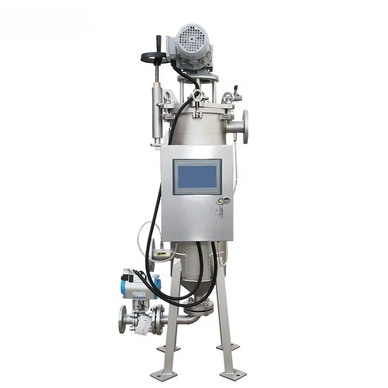 industrial chemical/Ink coating /honey/syrup/paint filtration Scraper Type Automatic self cleaning filter housing machine