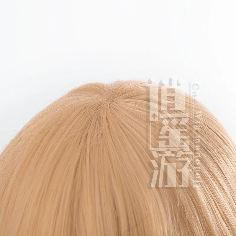 Chainsaw Man Power Cosplay Perücke Milch Orange Langes Haar Halloween Geschenk