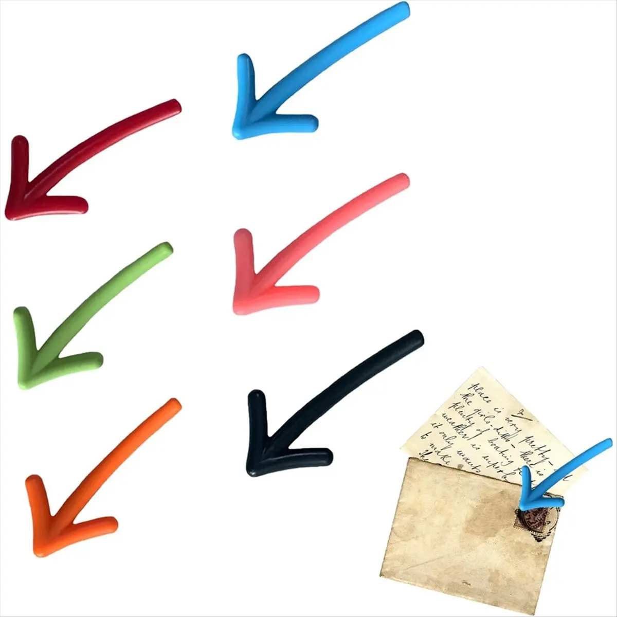 AA83 6 Color Arrows Refrigerator Magnets Colorful Fridge Magnetic Decor, for Fridge, Crafts, Kitchen, Whiteboard, Classroom