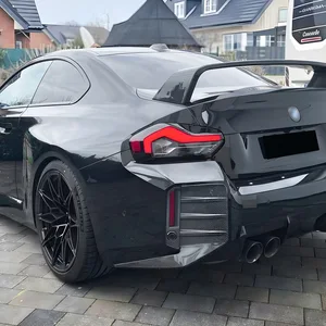 Arabanın arka tarafındaki yan tampon, G87, SİSTEMİN alt kısmına hava soluğu, rüzgarda pencerenin kapağı, gövde kitleri ve ayarın döndürülmesi, garnizon kontrolü, BMW M2 2023 2024 Difüzörün ilk 10 satışı, m2-no. 5