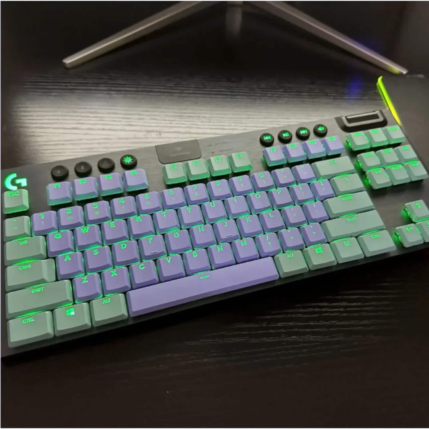 Imagem -02 - Teclado Mecânico com Teclas para Logitech G913 G813 G815 G915 Rgb Tkl Eua Edição do Reino Unido 109 Teclas Teclas