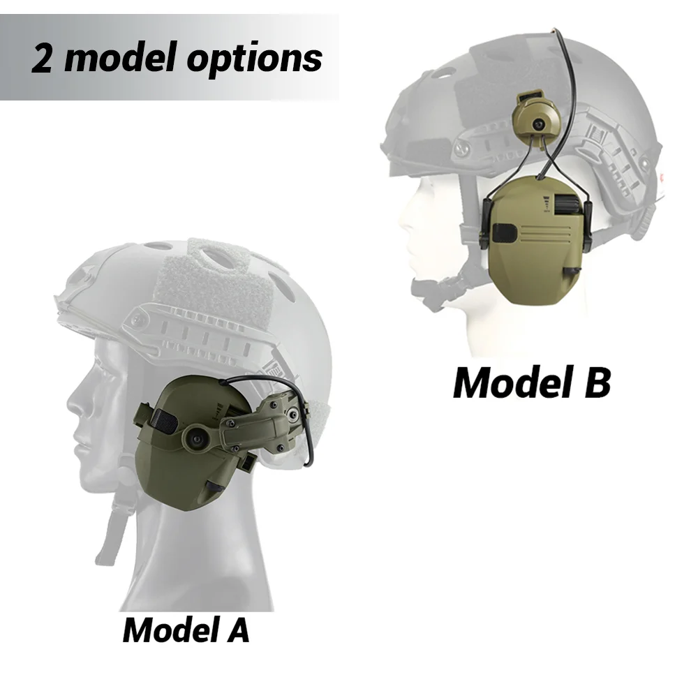 Casque antibruit tactique professionnel pour tir électronique, casque d'écoute Anti-bruit pour Sports de chasse en plein air, Amplification sonore