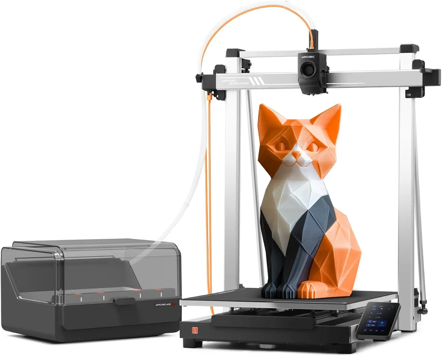

Bundle Kobra 3 Max Combo 3D Printer, Support Multi Color Printing 600mm/s High-Speed Printing, Large Build Volume 420x420x500mm,