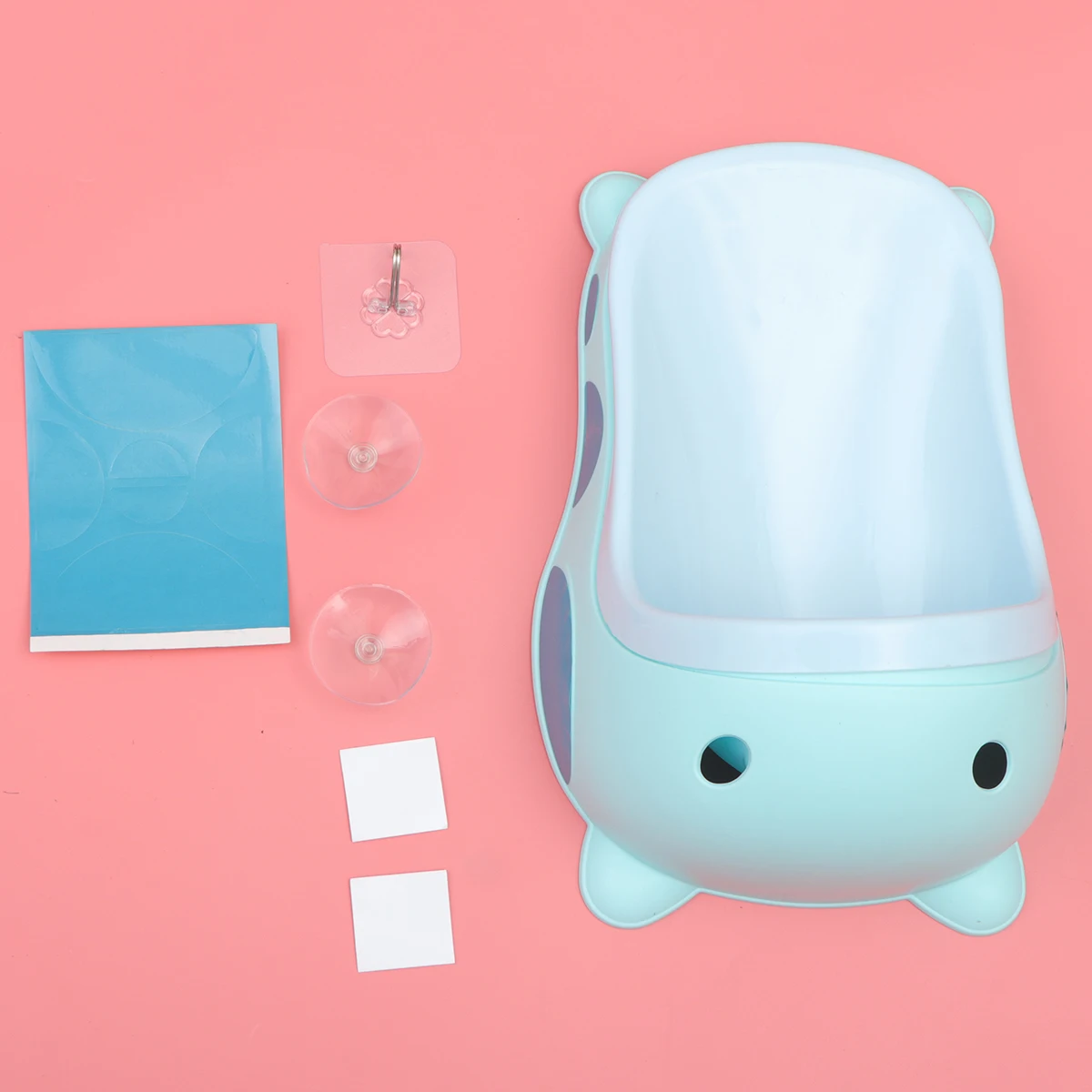 

1pc Standing Potty Toilet Training Pee Trainer Durable Cartoon Design Suction Cup Easy Clean For Under 6 Years Old