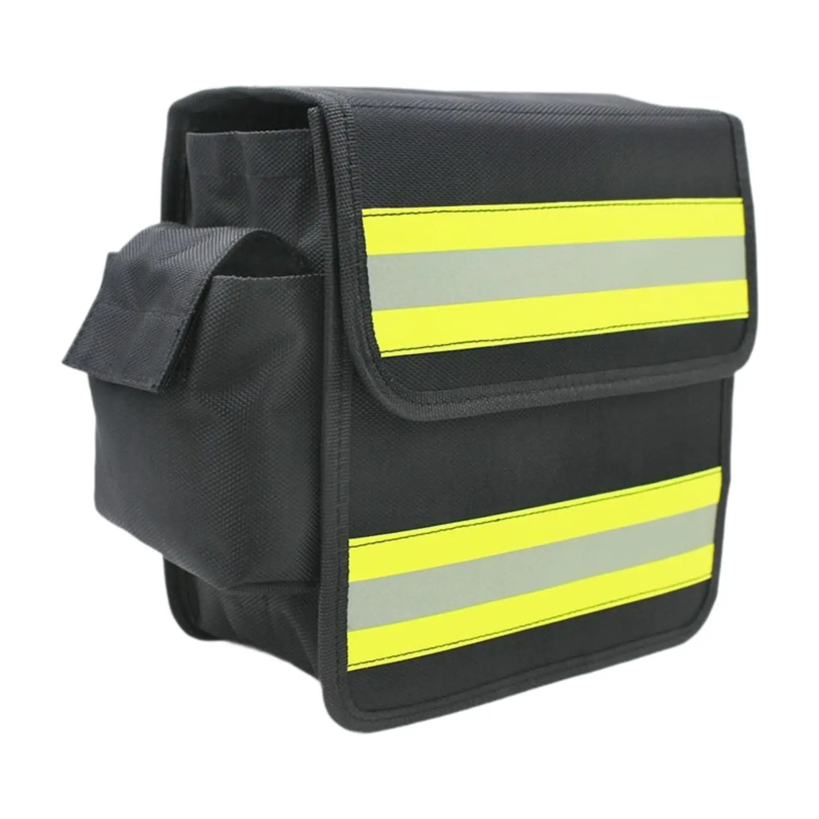 

Firefighter Waist Bag with Reflective Strips Fanny Pack Waterproof Premium Multifunctional Wear Resistant Tool Bag Waist Pack