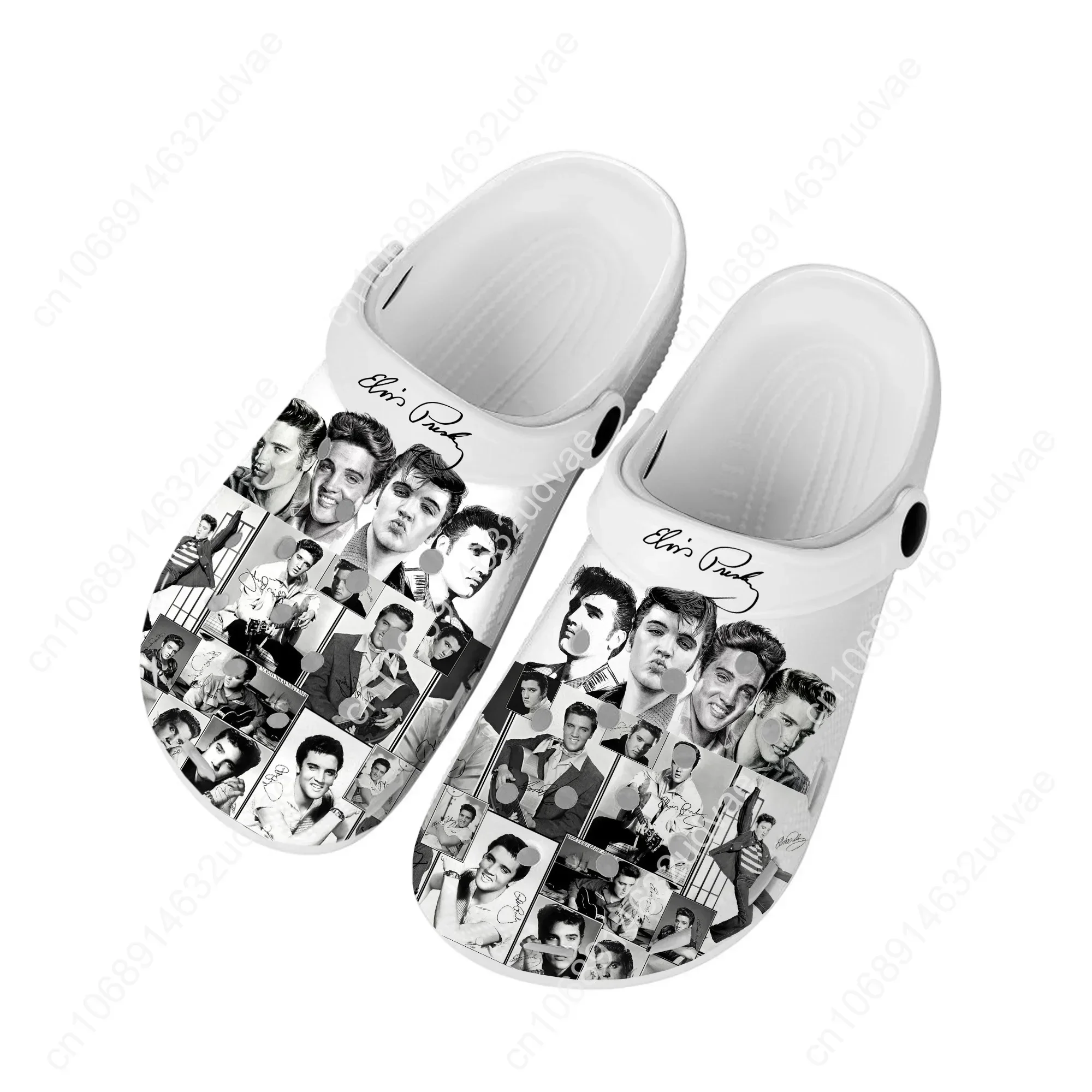 The King Hillbilly Cat Elvis Home Clogs Water Shoes Mens Womens Teenager Aaron Presley Garden Clog Sandals Beach Hole Slippers