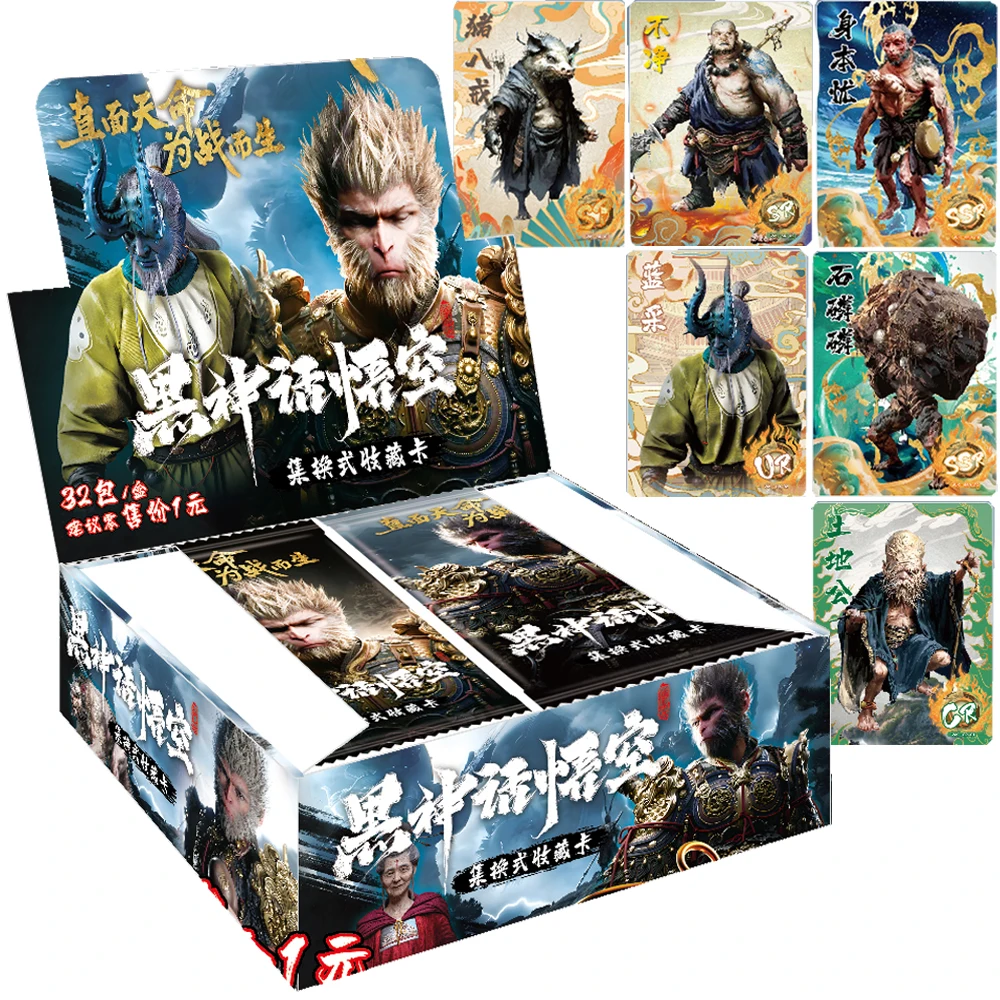 Wholesale Black Myth Wukong Card For Children Exquisite Single Player Action Rare Limited Game Collection Card Family Table Toys