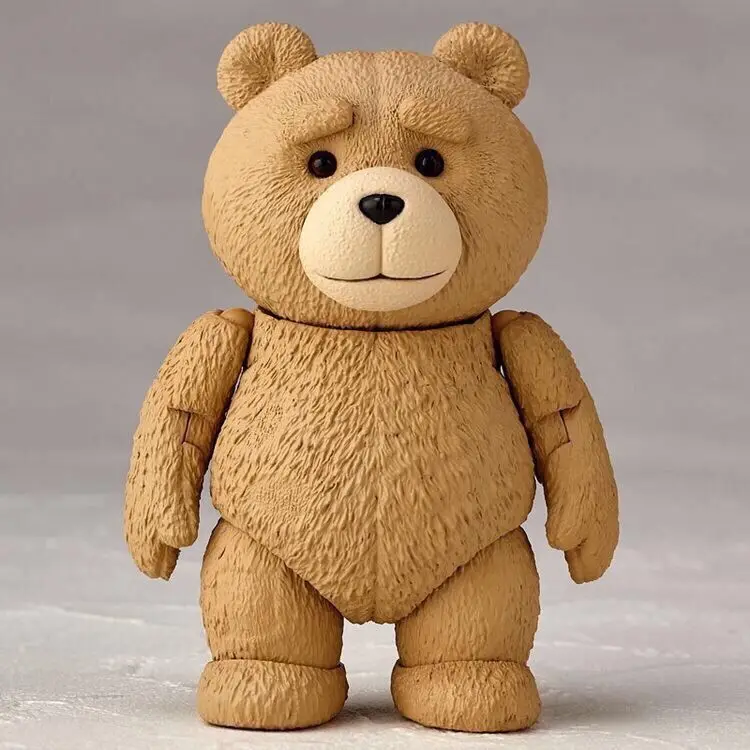 Revoltech Movie Ted 2 Bär Actionfigur mit zusätzlichen Gesichtszubehörteilen, bewegliches Gelenkmodell, Spielzeug, Sammlerstück, kreatives Ornament – Detail 5
