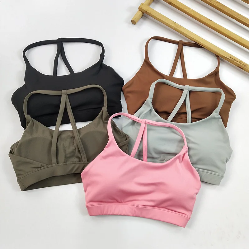 

Women's Quick-drying Gather-up Yoga Sports Underwear Pilates Fitness Training Vest Comfortable Sportswear Innerwear