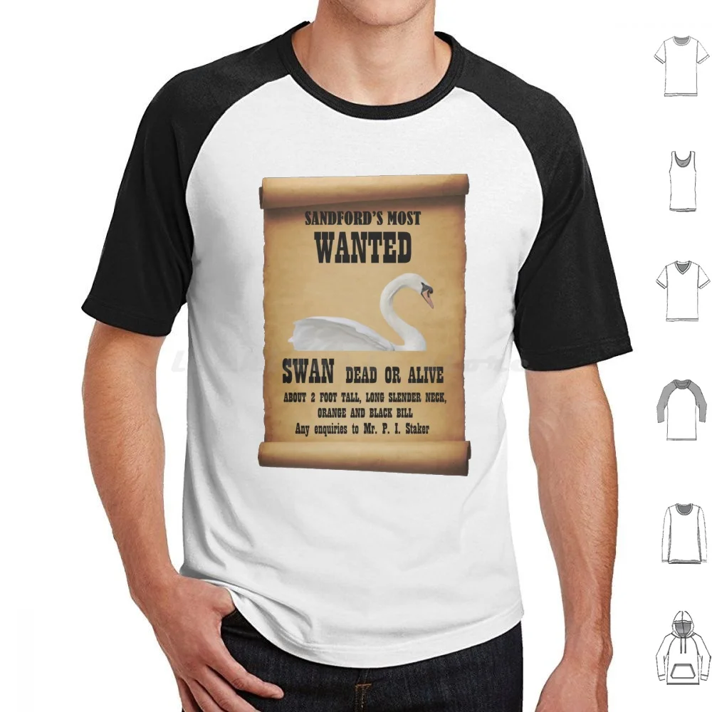 Swan Wanted Poster Hot Fuzz T Shirt 6Xl Cotton Cool Tee Swan Wanted Hot Fuzz Hot Fuzz Cornetto Shaun Of The Dead Simon Pegg