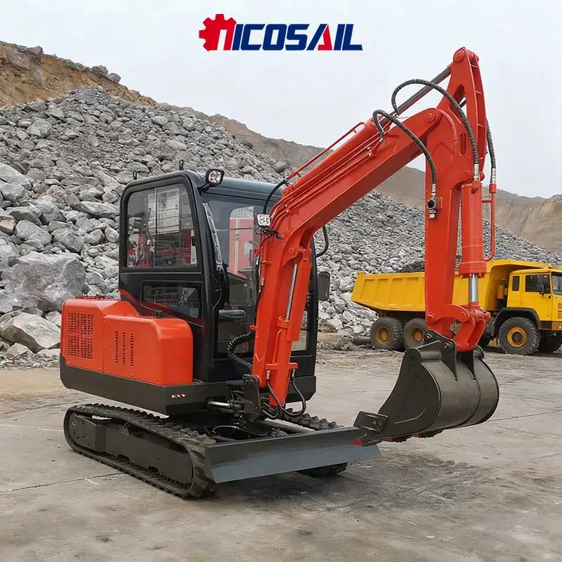 

Mini Crawler Excavator for Farm Material Handling & Garden Work- Low Price, Efficient