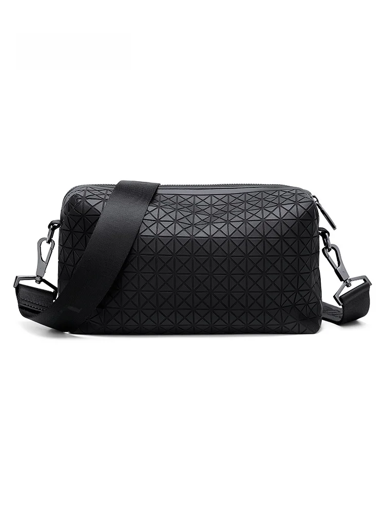

Faion Diamond id Men's Crossbody Bag Lightweight oulder Bag Casual Sle Soft Fabric Zipper Closure Square ape