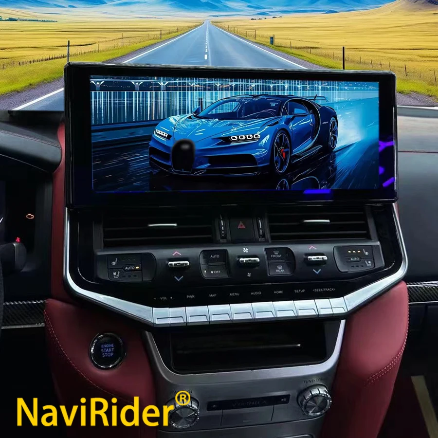For TOYOTA Land Cruiser 200 LC200 2008-2015 Upgrade 2023 LC300 Android AUTO 16.2