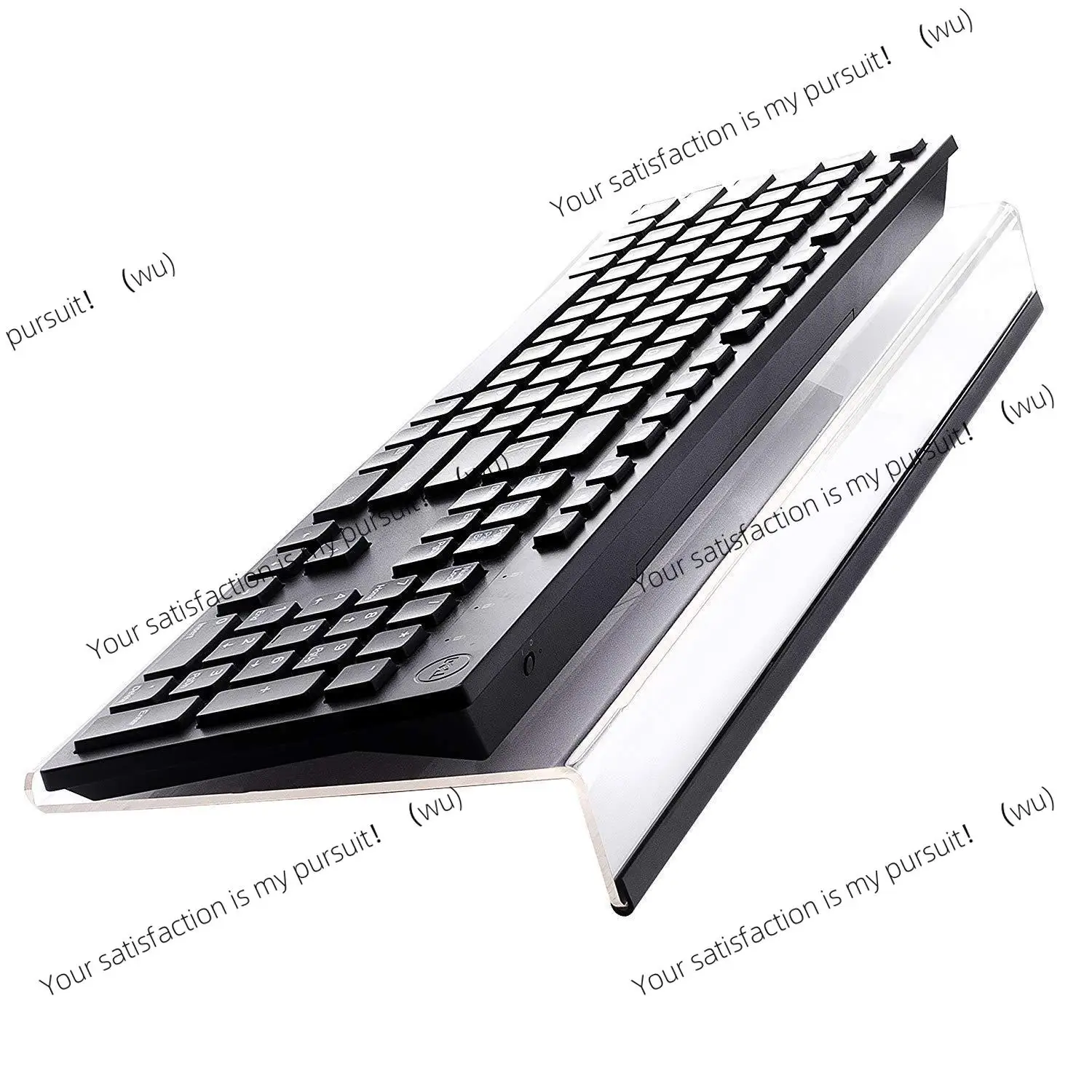 Transparent acrylic keyboard holder Electronic product display stand Bending bracket Acrylic keyboard holder