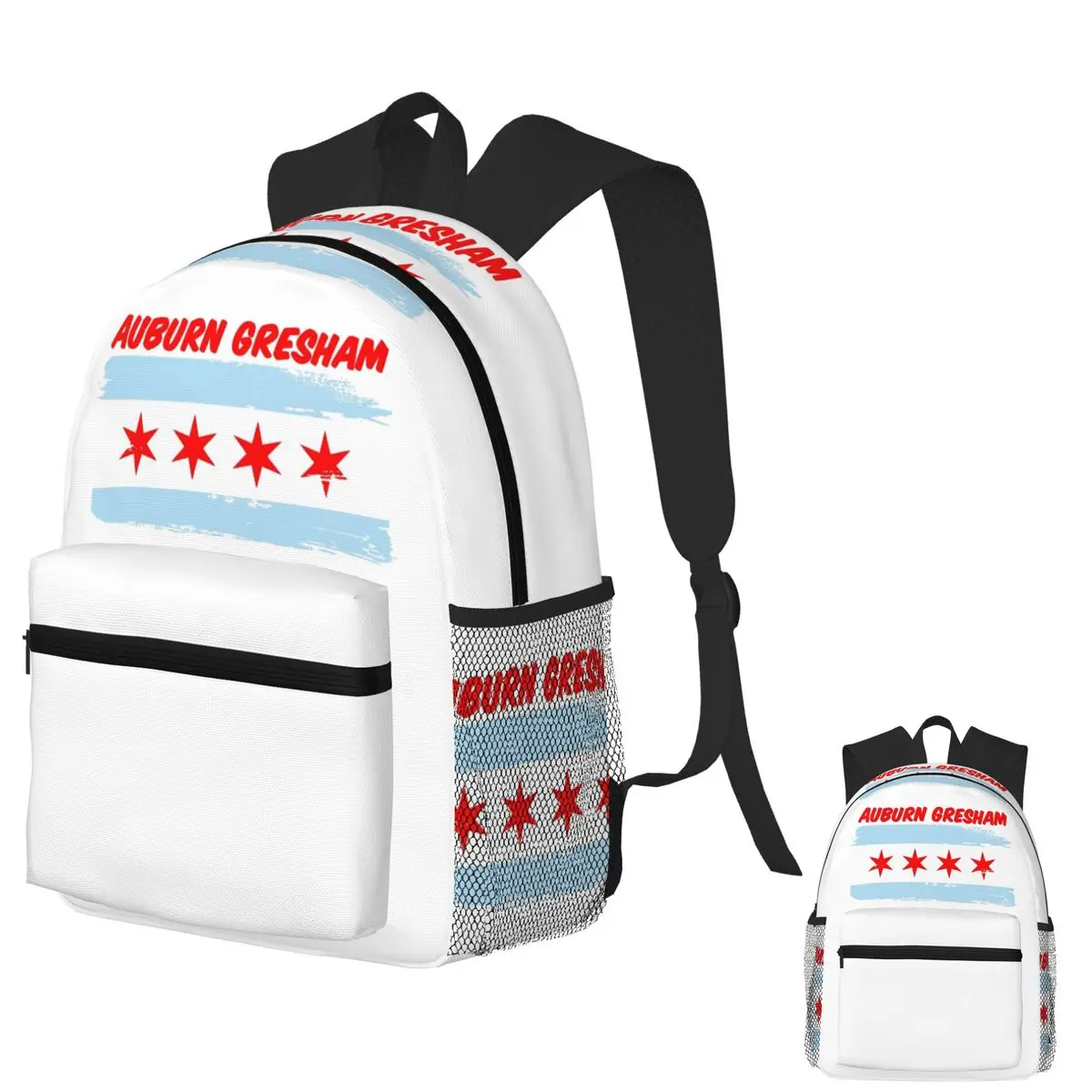 

Auburn Gresham, Chicago, Illinois Student Backpack School Bag Hiking Travel Daypack for Boys Girls Fashion Bookbag Shoulder Bags