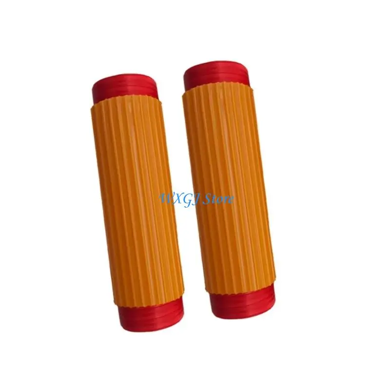 37JE Universal Fit Non Slip Silicone Motorcycle Handle Covers with Vibration Reduction Suitable for Enhanced Riding Comfort