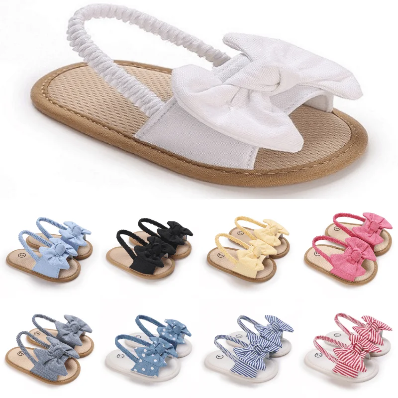 Baby Boys Girls Summer Sandals 0-18M First Walker Thick Soft Soles Multicolor Comfortable Newborn Optional