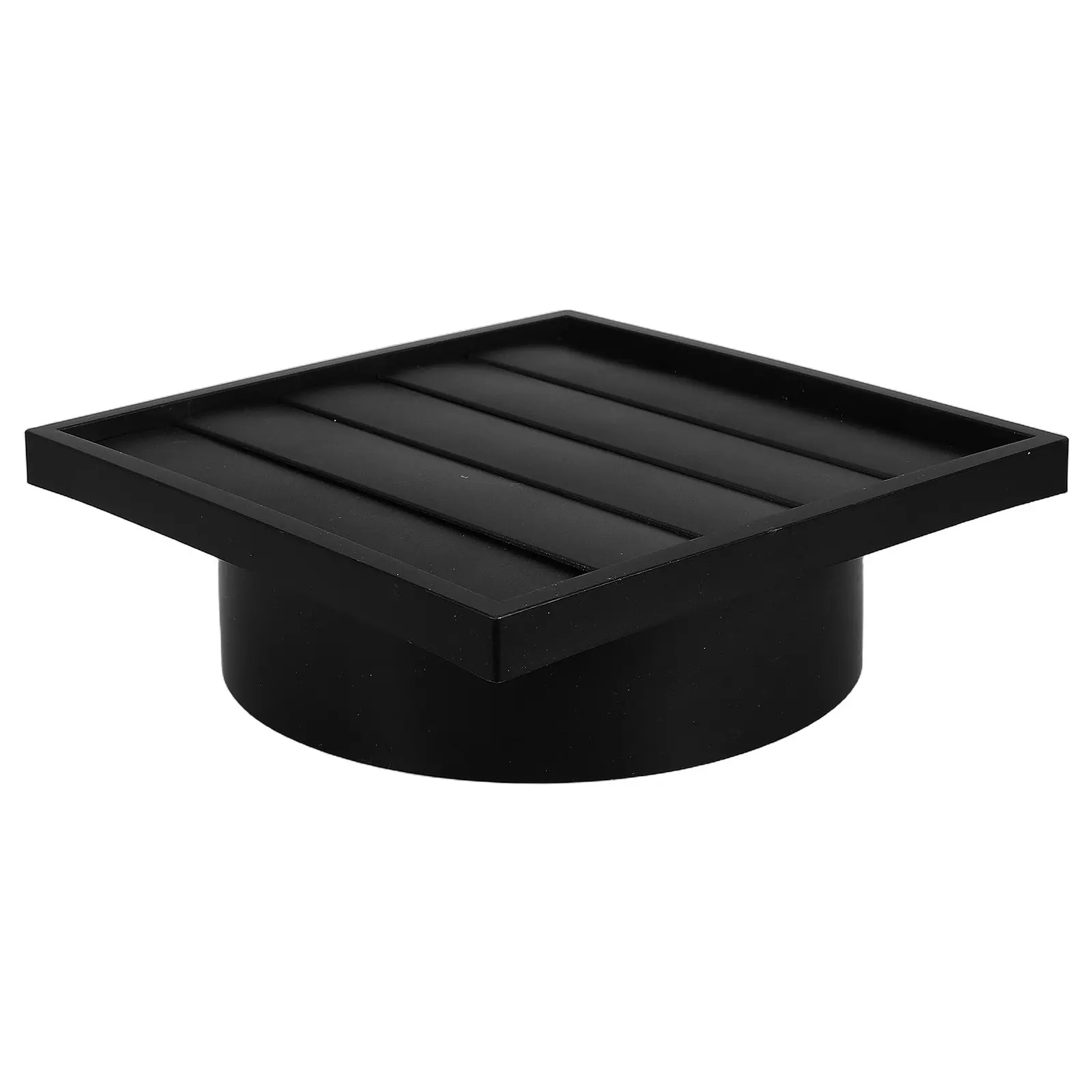 ABS Plastic Square Louver Vent Cover Wall Outlet Mesh 7.87 Vent Opening Bathroom Kitchen Exhaust Fan Grille Ventilation