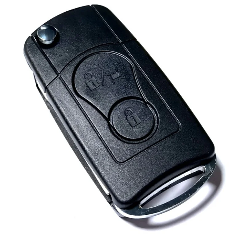 For Ssang Yong Modified Flip Remote Key Shell Flip Key Shell Modified for SSANGYONG Actyon Kyron Rexton 2 Button