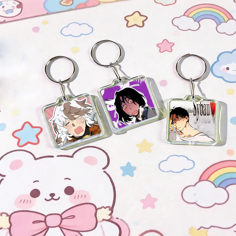 M-Manhwa Mr As F-Farm Acrylic Keychain Handmade Hanging Ornaments for Clothes Backpack Decoration Accessories Gifts with Friends