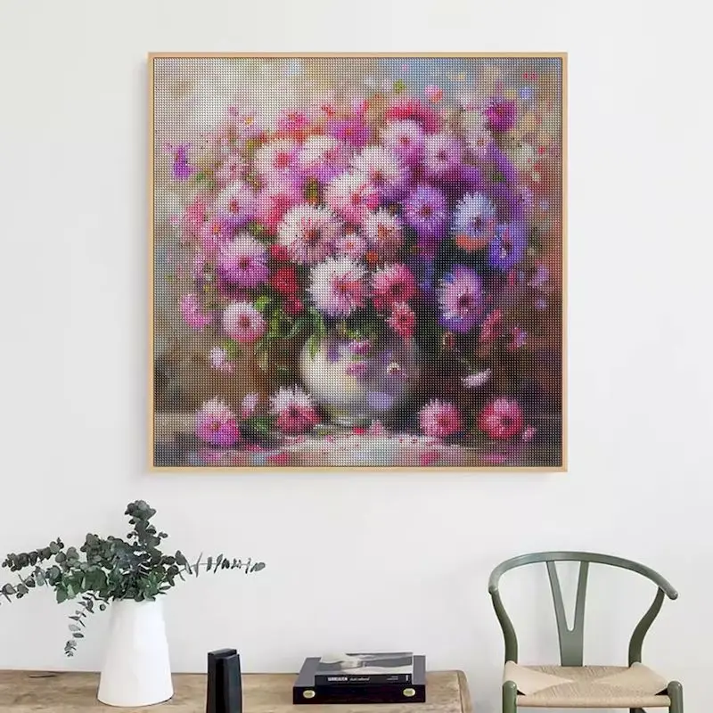 CHENISTORY Diamond Painting Kit 5D DIY Full Square Round Mosaic Flower Diamond Embroidery Sale Handmade Gifts Craft Kit 3