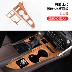 Per Lexus Rx300 RX200T RX450H 2020-22 ABS Central Control Gear Water Cup Panel cornice decorativa