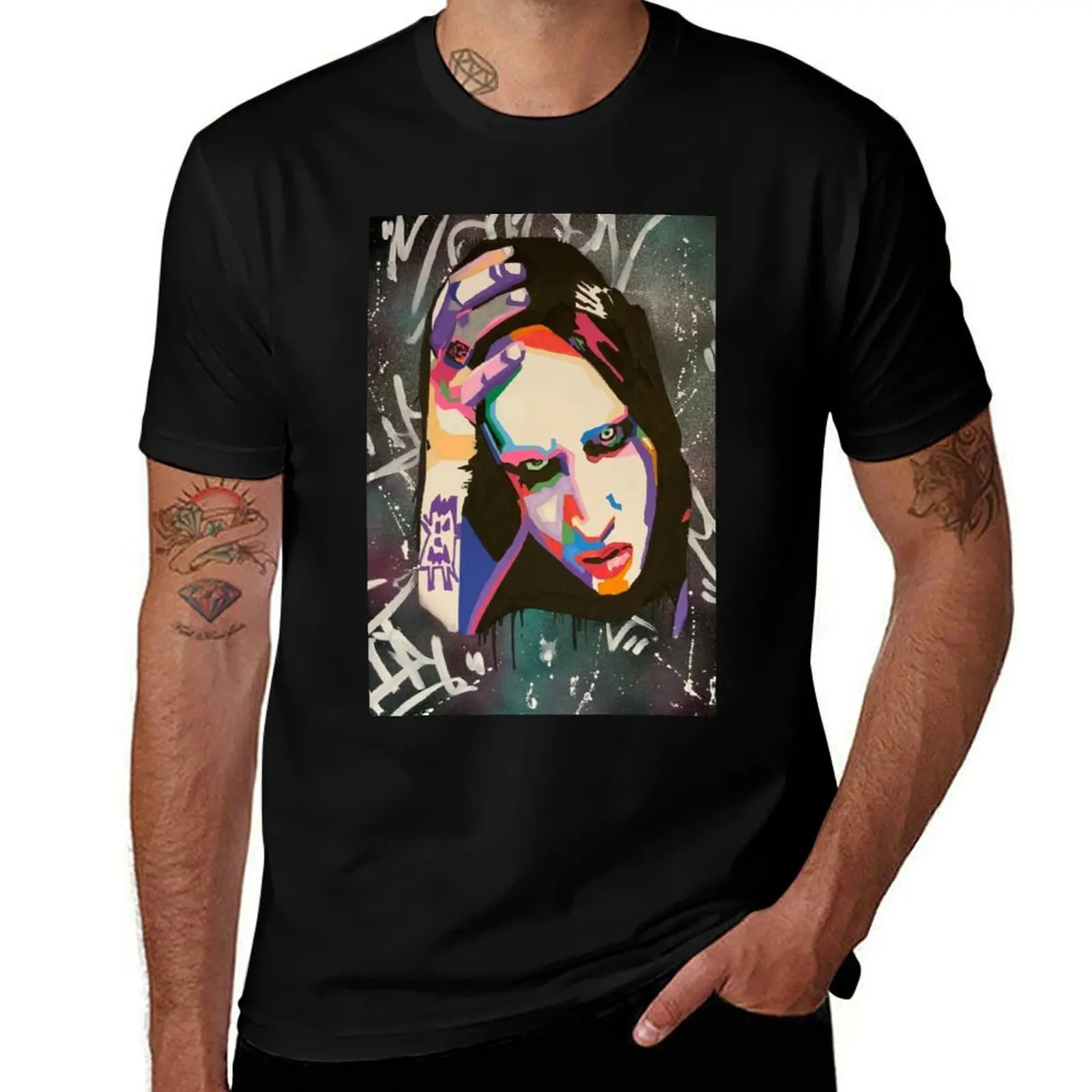 

Marylin Manson iPhone Case T-Shirt anime t shirts man t shirt graphic shirts men graphic t shirts