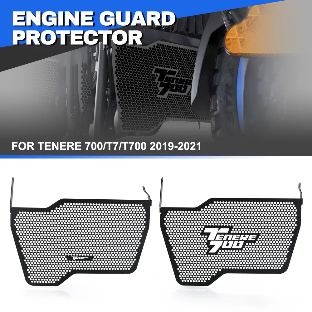 

For Yamaha Tenere 700/T7/T700 2019-2020-2021 Motorcycle Engine Housing Grille Guard Protection Cover Accessories Tenere700 T 7