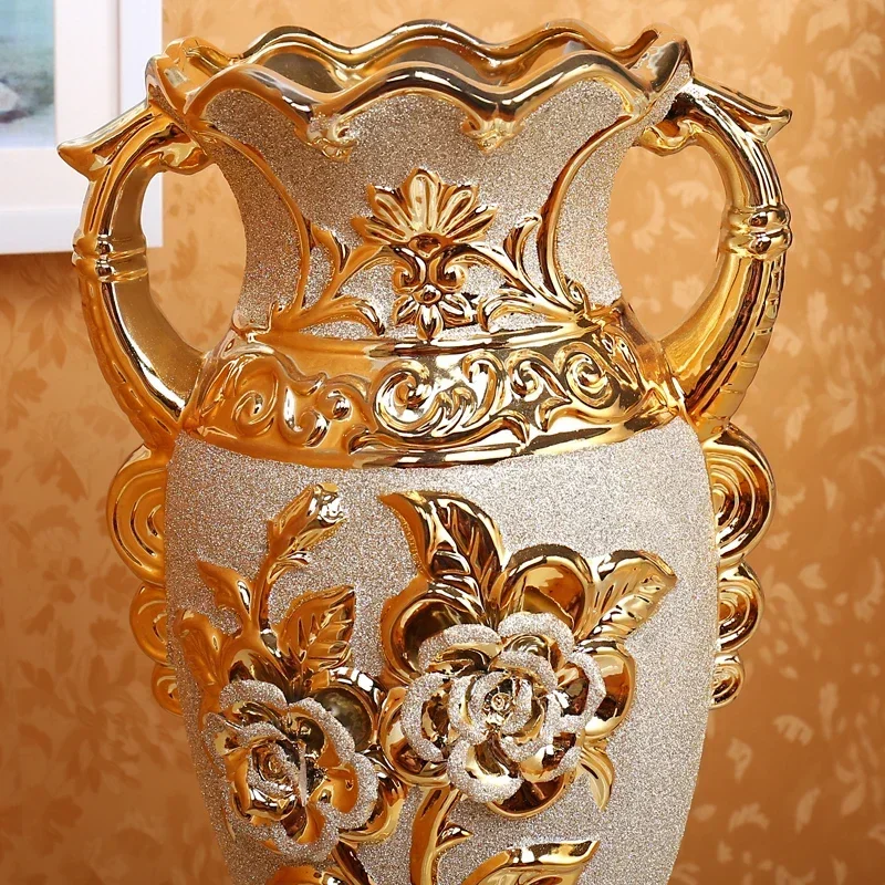 Modern Ceramic Vase Ornaments Artworks Crafts for Living Room TV Cabinet Bedroom Display Home Decor tv stand vase