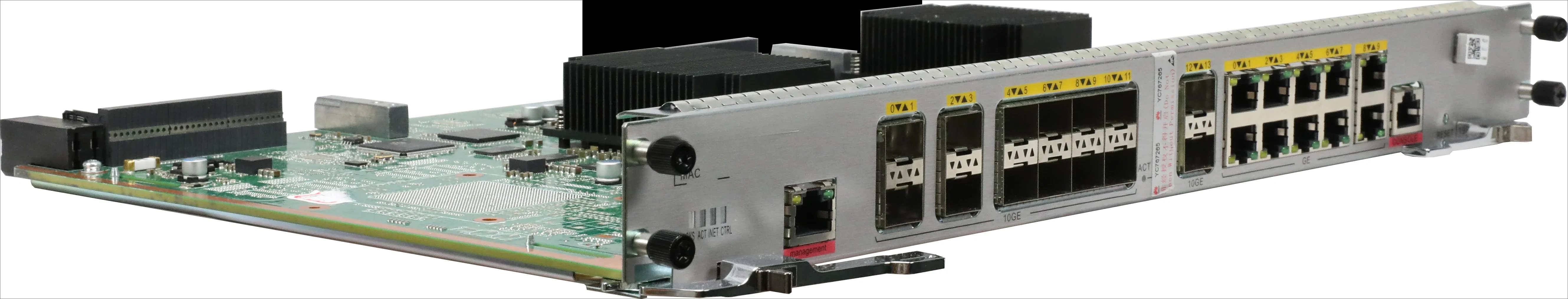 New SRU-400H 14 * 10GE (SFP +) 10 * GE Copper Optical Interface Card for AR6280