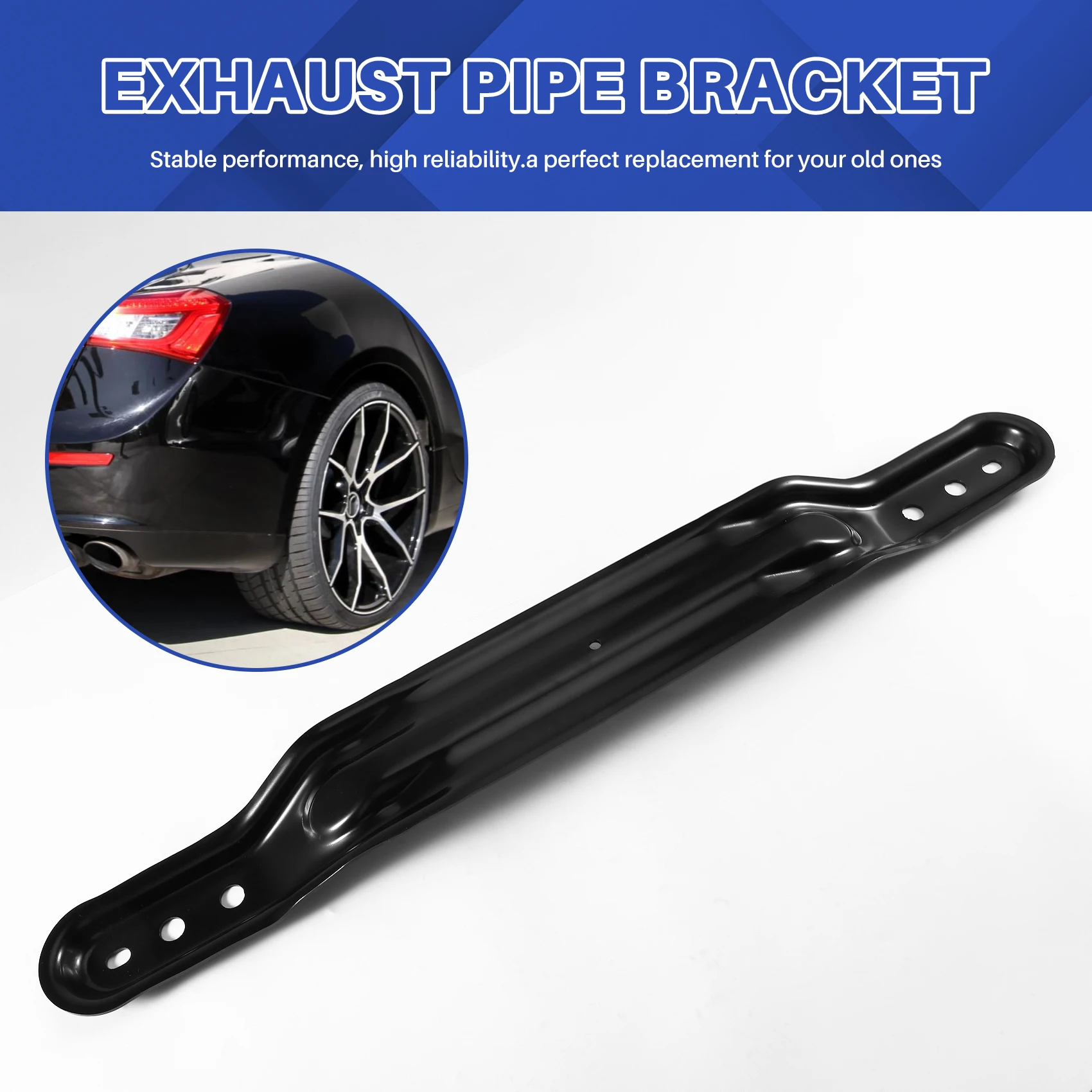 For Quattroporte M156 Ghibli Rear Muffler Bracket Exhaust Pipe Support 670006640