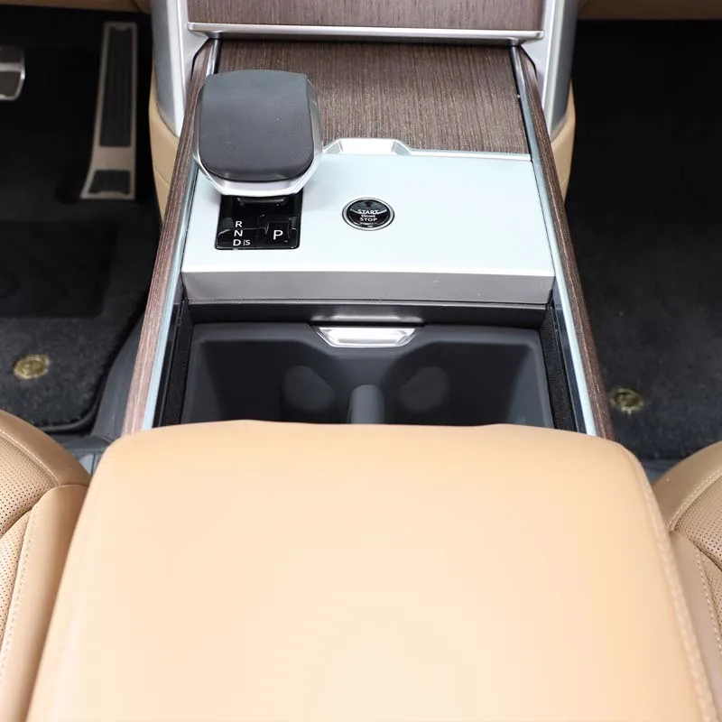 1 Delige Set Siliconen Voor Land Rover Range Rover Vogue 2023-2025 Auto Center Controle Water Bekerhouder beschermhoes Accessoires