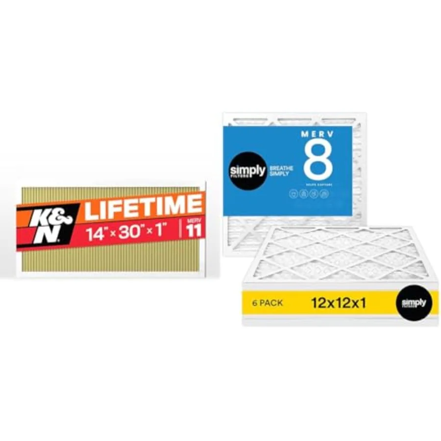 

Воздушный фильтр для систем ОВКВ 14x30x1, многоразовый, MERV 11, от MervFilters, 12x12x1