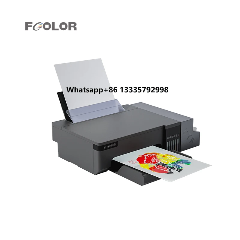 

Multicolor A4 DIY Ink Jet Printer Machine Print New Clothing Color DTF Printer for T-Shirt Printing