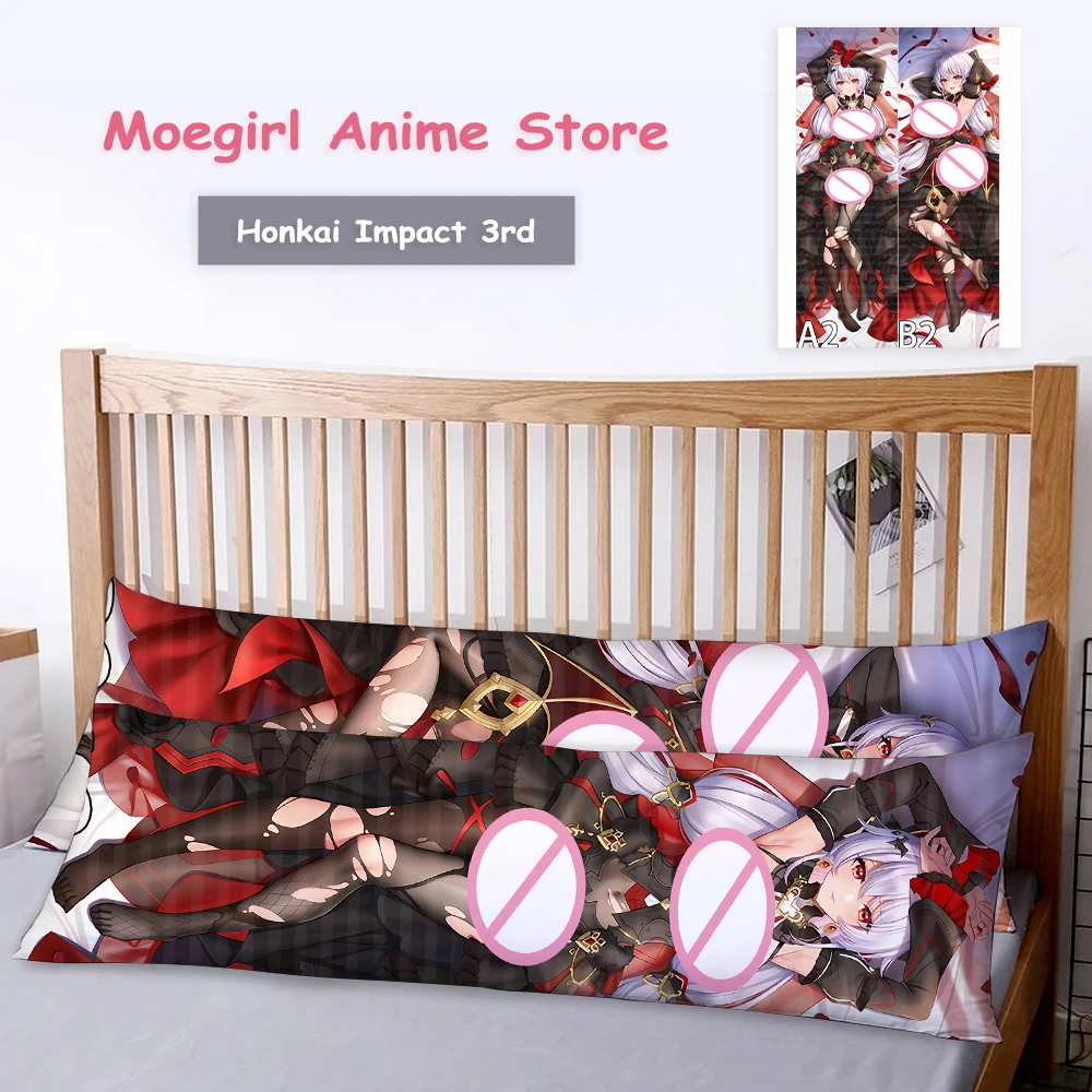 

Honkai Impact 3Rd Pillowcase Anime Dakimakura 59" Customize Anime Game Character Hugging Body Pillow Peachskin Cushion Cover