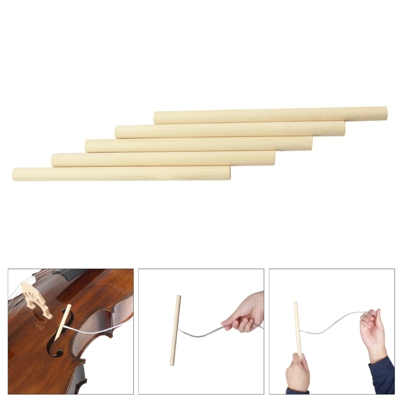 5 Pcs Spruce Cello Sound Column Sound Post Setter Cello Accessories Dropshipping