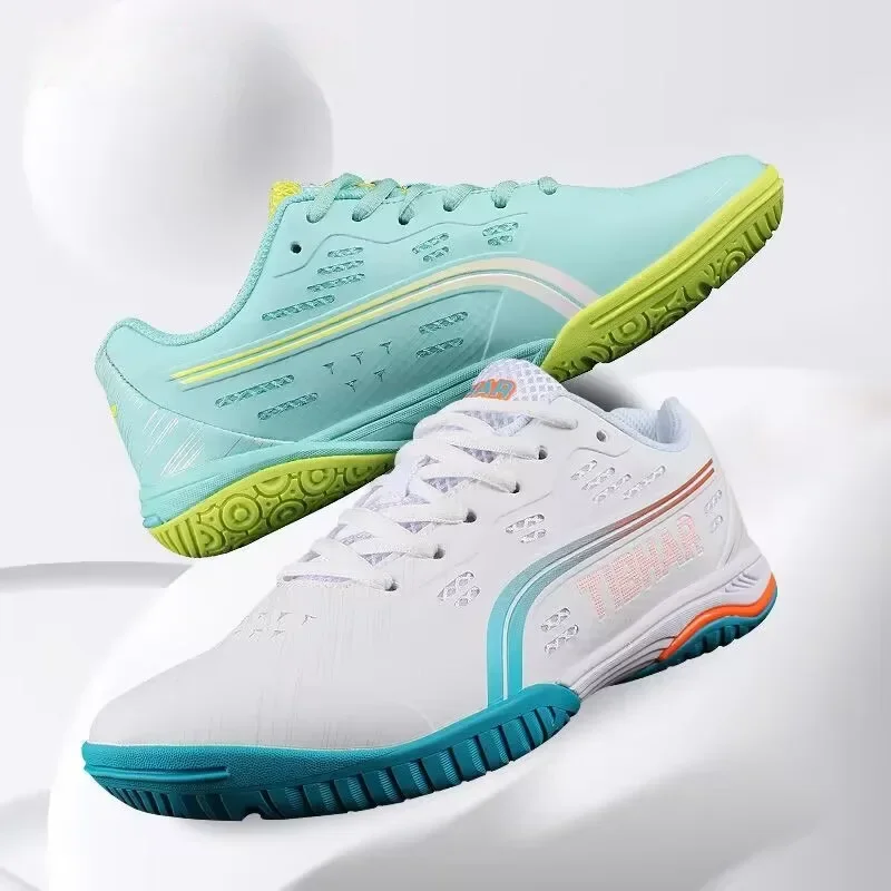 Men Professional Table Tennis Shoes Kids Tennis Sneakers Light Weight Badminton Footwears