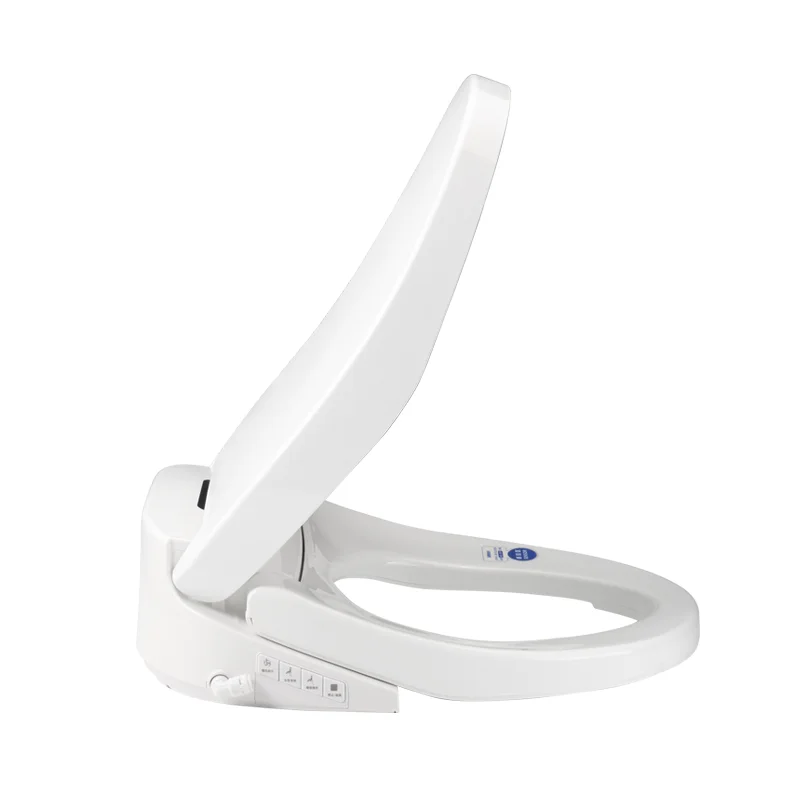 ZXHK Coprisedile WC universale dal design moderno per WC allungati, dimensioni 510 mm e 480 mm, con funzione bidet elettronici