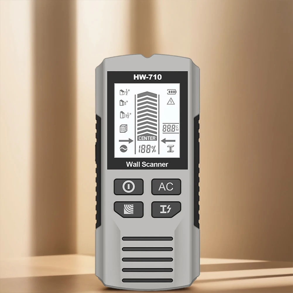 6-in-1 مسمار مكتشف الجدار الماسح الضوئي الأخضر الخلفية مسمار محدد كاشف الجدار للكشف عن مركز مسمار الحوائط الجافة 1-1/2 بوصة