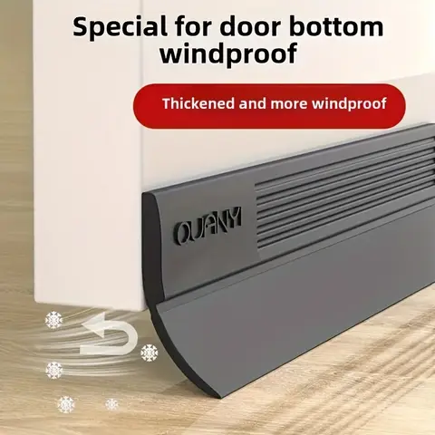 YITAPE 1M Fita Selante para a Parte Inferior da Porta, Autoadesiva, de Silicone, Isolante Acústico, à Prova de Vento e Poeira