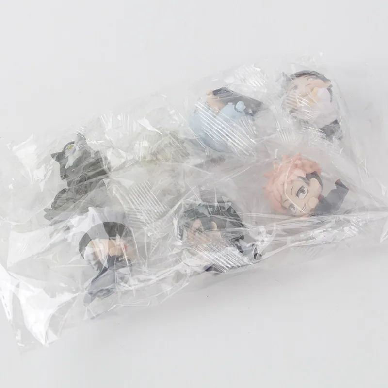 7pcs/set Jujutsu Kaisen Satoru Gojo Itadori Yuji Megumi Kugisaki Sukuna Geto Suguru Anime Figure Toys Cute Doll Collection Model