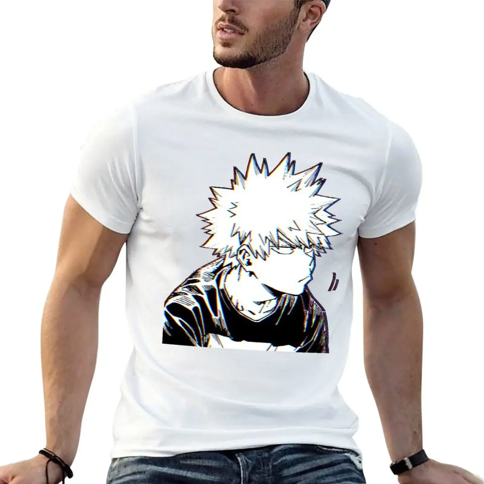 bakugo Annoyed T-Shirt graphics customizeds luxury clothes men