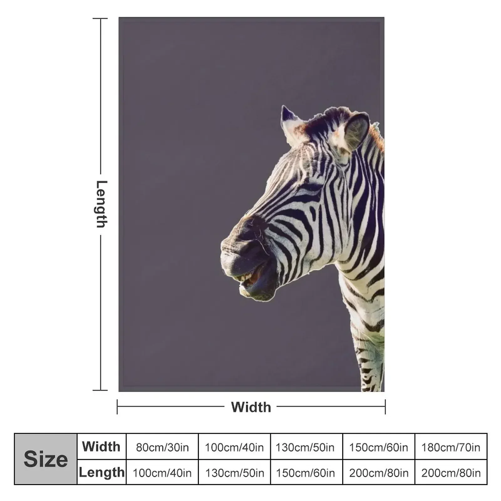 This zebra is having a real laugh Throw Blanket Summer Beddings Decorative Beds Blankets