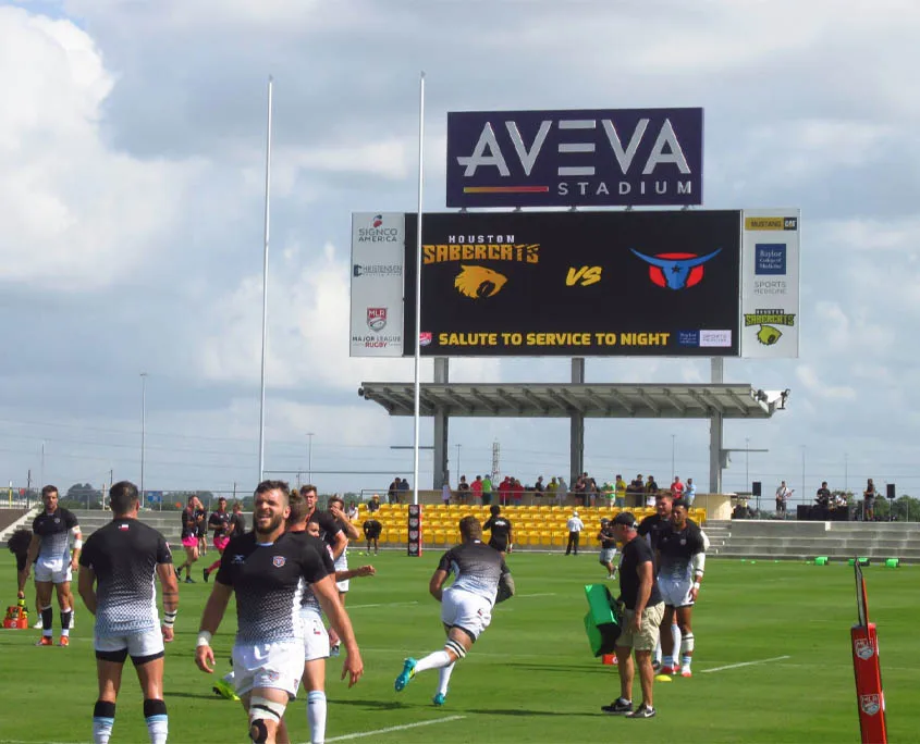 High Brightness LED Advertising Screen Sports Perimeter Stadium LED Display Screen Outdoor P16mm Etc