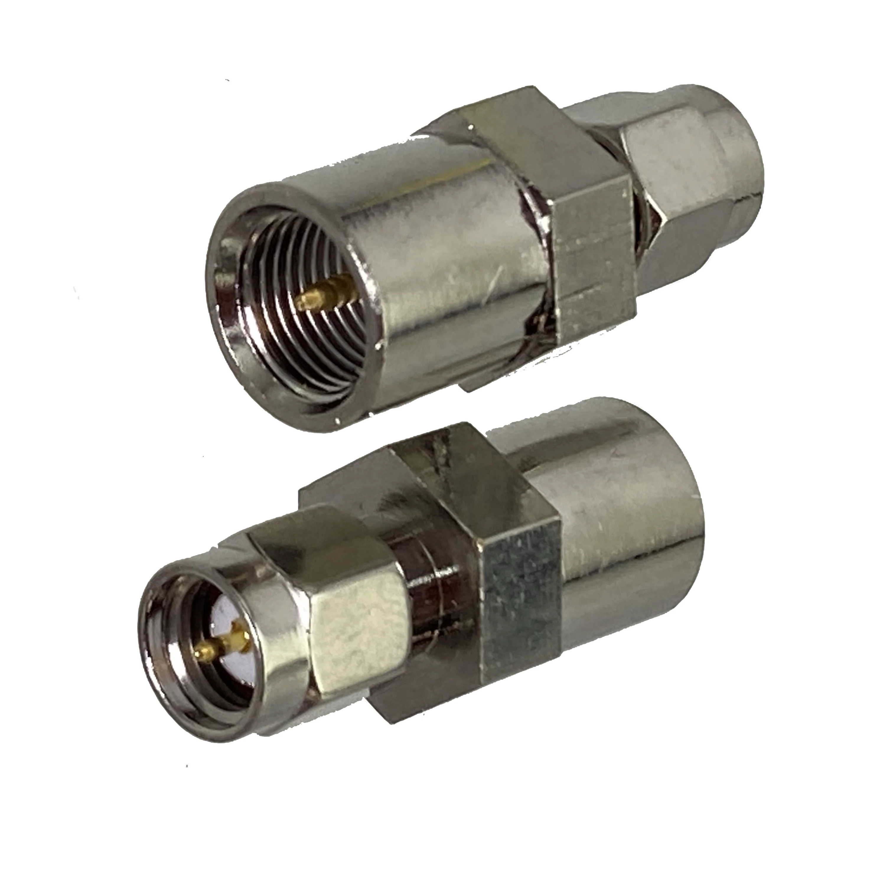 

1pcs Connector Adapter FME Male Plug to SMA Male Plug RF Coaxial Converter Straight 50ohm Wire Terminal New