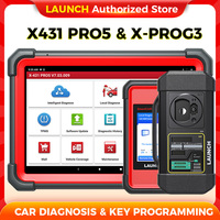 LAUNCH Key Programming Tool X431 Pro5 Smartlink & X-PROG3 Car Diagnostic Tool All Key Lost Programming IMMO Immobilizer Scanner