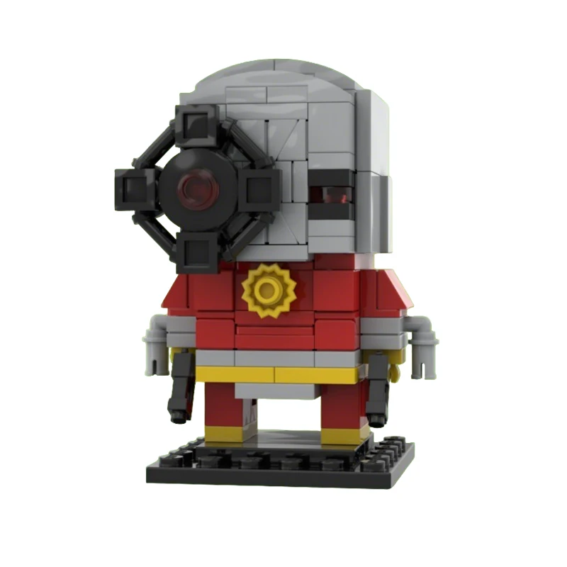 159 PCS Cartoon Poppen Scherpschutter Thema Figuur MOC Aanpasbare Modulaire Bouwblok Creatief Ontwerp DIY Montage Speelgoed Cadeau