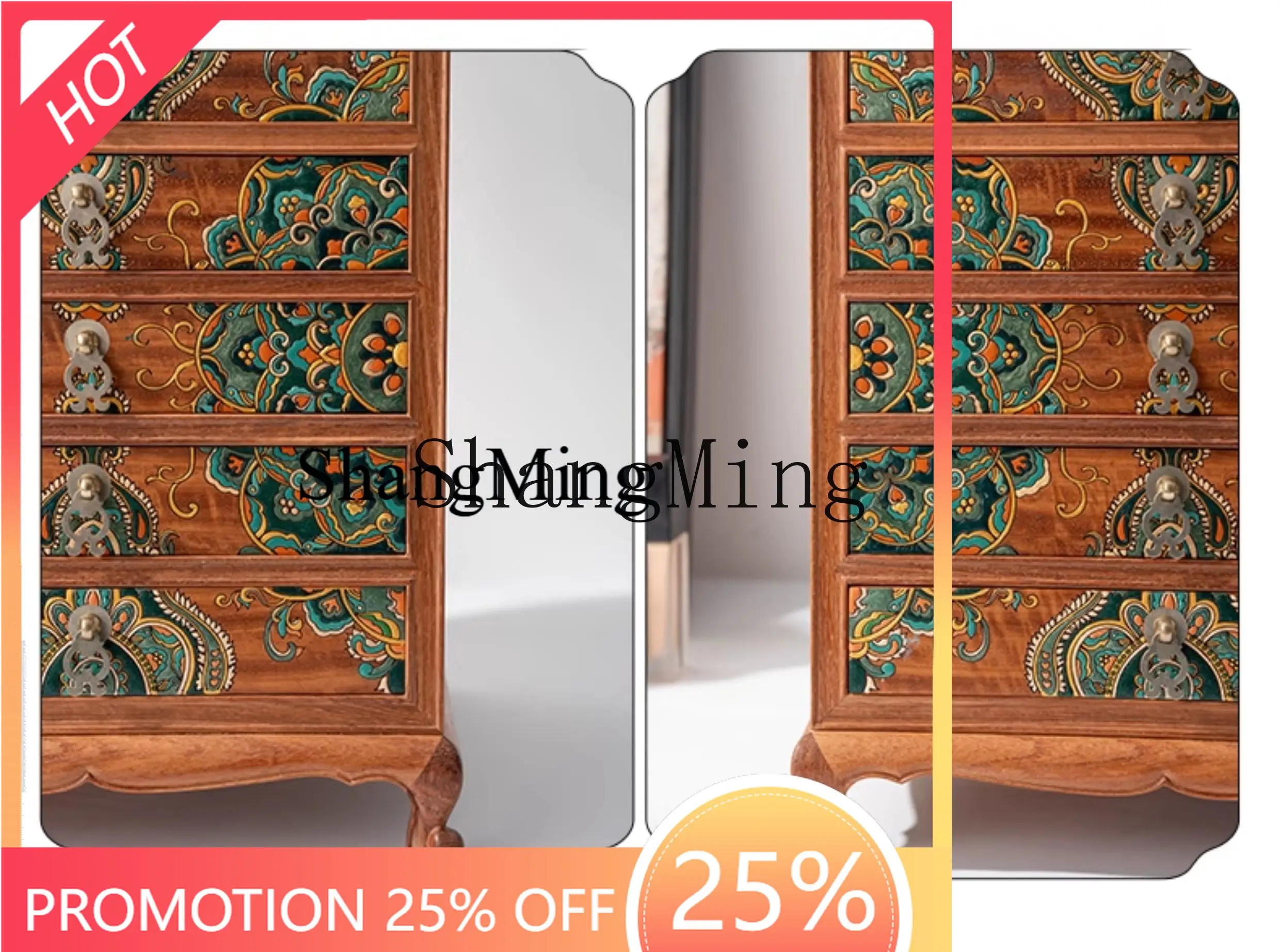 

FG solid wood jewelry box rosewood large capacity mahogany drawer jewelry multi-layer storage box cabinet high-end gift